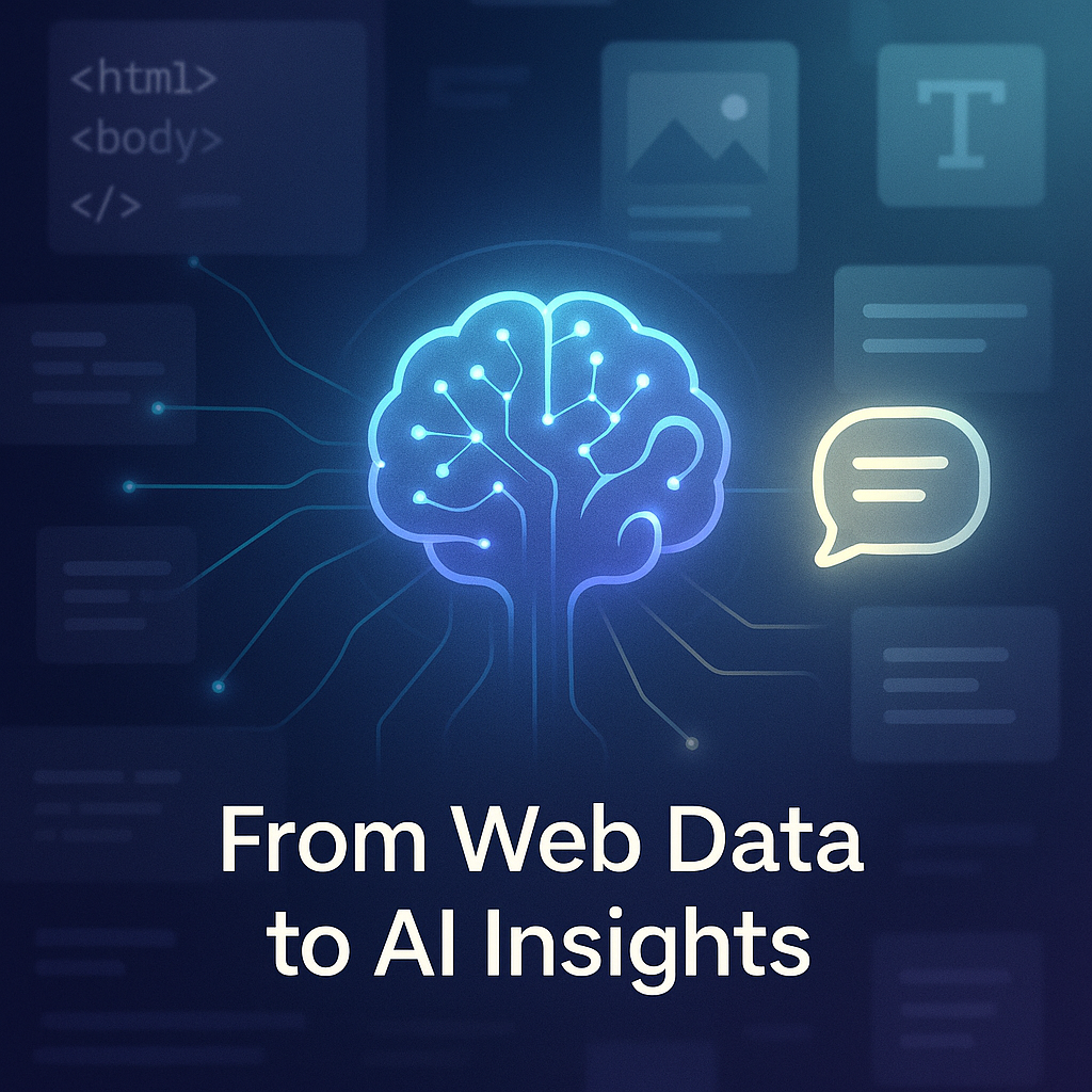 AI Search Concept: From Web Data to AI Insights